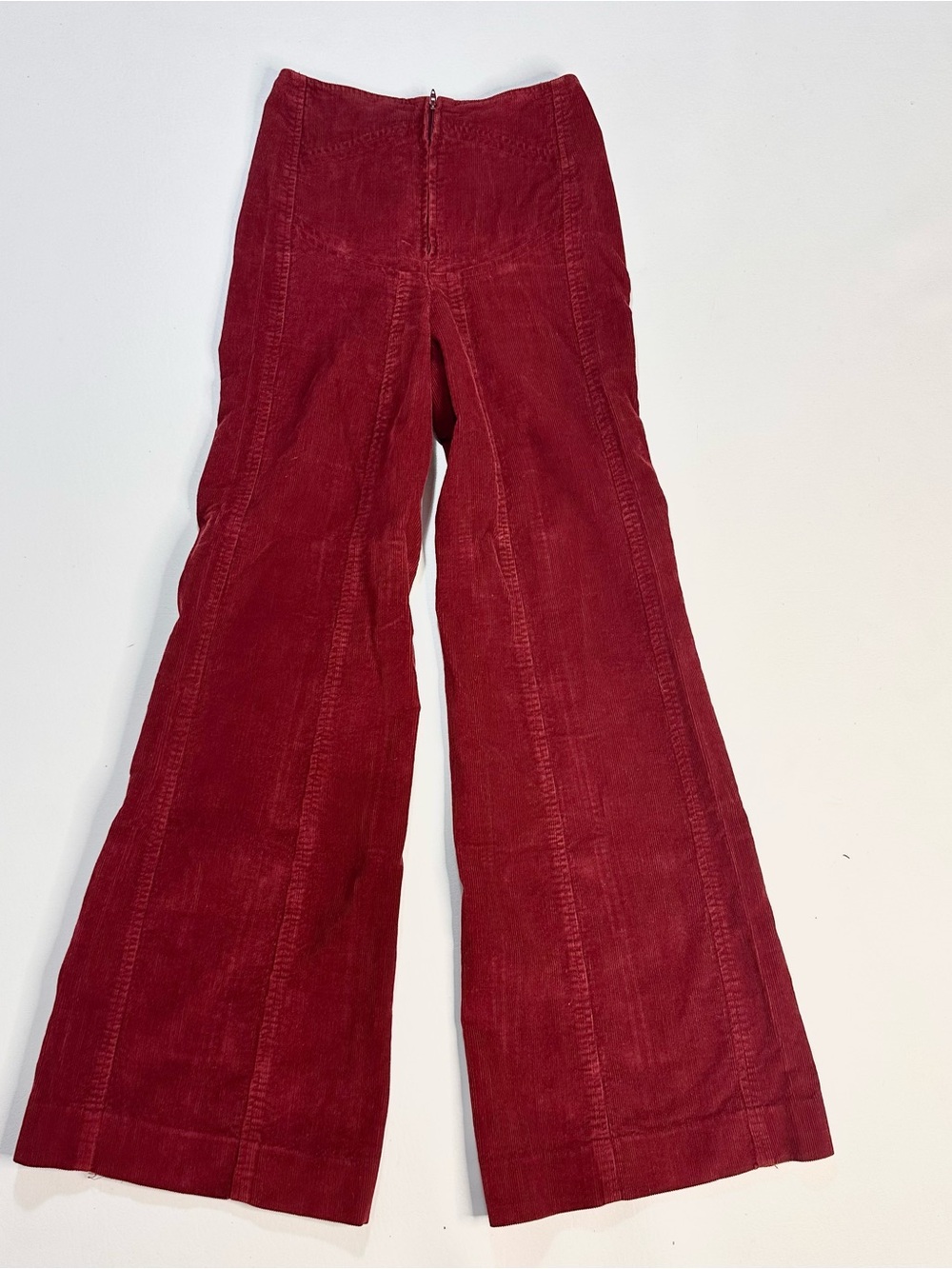 Vintage 1970s Union made Finity red corduroy pants